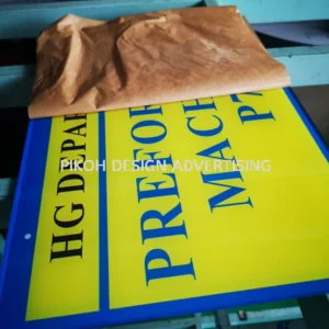 Indoor Outdoor Wall Mounted Acrylic Signage | Papan Tanda Plastik Clear | Manufacturer Supplier Installer | Kedah Perlis Penang