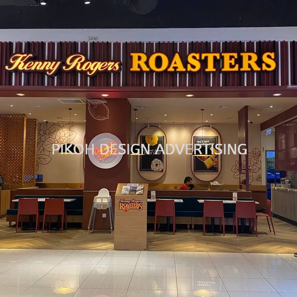 Shopping Mall 3D LED Frontlit Backlit Signboard Malaysia | Indoor Outdoor Advertising Retail Shop Kedai Premis Franchise | Manufacturer Supplier Installer | Near Me Kedah Perlis Penang Malaysia