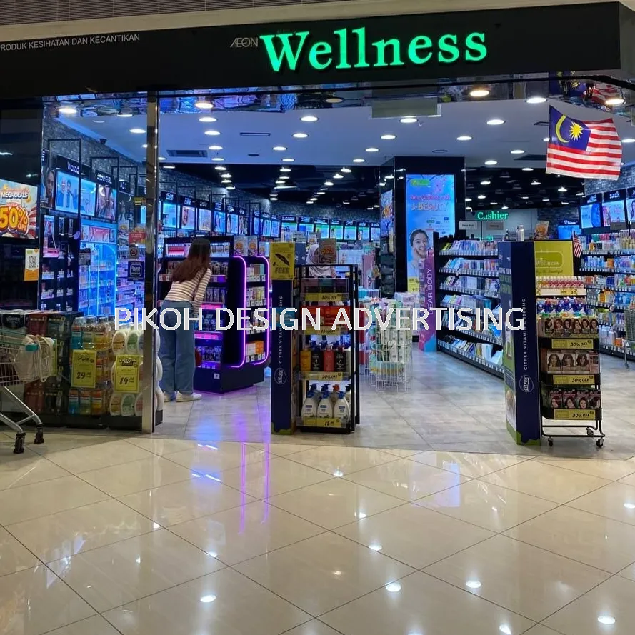 Shopping Mall 3D LED Frontlit Backlit Signboard Malaysia | Indoor Outdoor Advertising Retail Shop Kedai Premis Franchise | Manufacturer Supplier Installer | Near Me Kedah Perlis Penang Malaysia