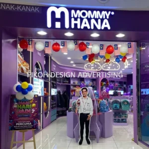 Shopping Mall 3D LED Frontlit Backlit Signboard Malaysia | Indoor Outdoor Advertising Retail Shop Kedai Premis Franchise | Manufacturer Supplier Installer | Near Me Kedah Perlis Penang Malaysia