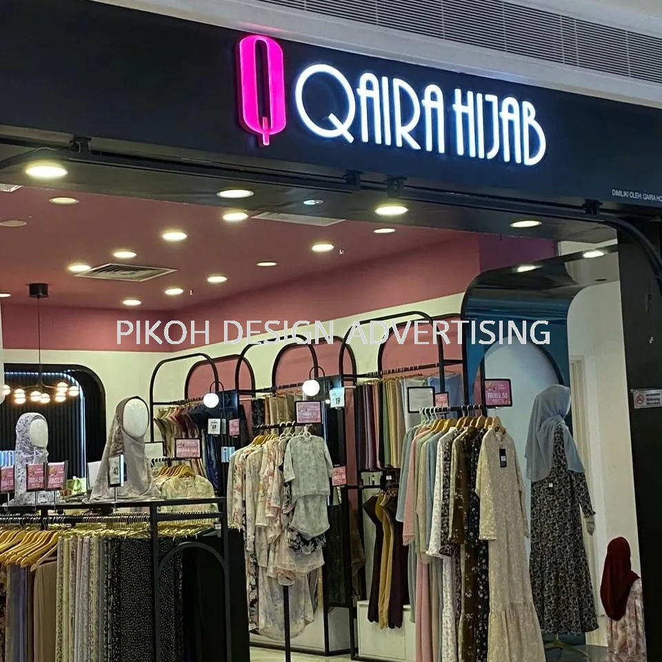 Shopping Mall 3D LED Frontlit Backlit Signboard Malaysia | Indoor Outdoor Advertising Retail Shop Kedai Premis Franchise | Manufacturer Supplier Installer | Near Me Kedah Perlis Penang Malaysia