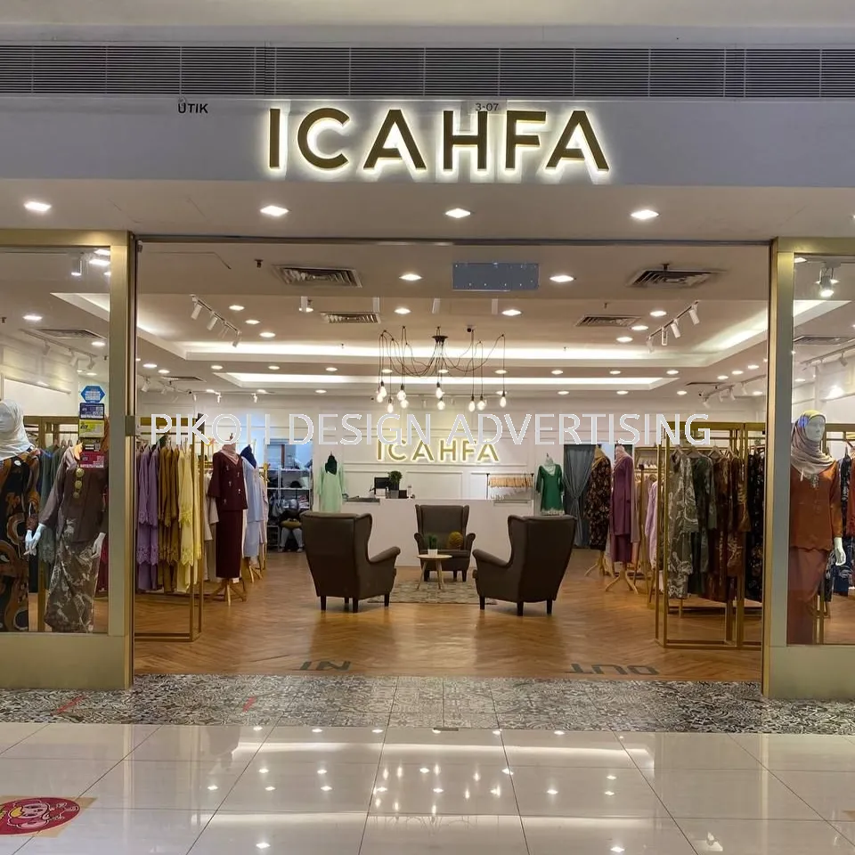 Shopping Mall 3D LED Frontlit Backlit Signboard Malaysia | Indoor Outdoor Advertising Retail Shop Kedai Premis Franchise | Manufacturer Supplier Installer | Near Me Kedah Perlis Penang Malaysia