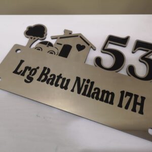 Stainless Steel Aluminium Metal Etching Signs | Supply Design Manufacturer | Alor Setar Jitra Sungai Petani Kulim Changloon Langkawi Kedah