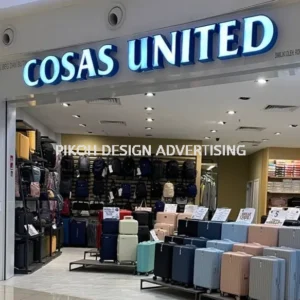 Shopping Mall 3D LED Frontlit Backlit Signboard Malaysia | Indoor Outdoor Advertising Retail Shop Kedai Premis Franchise | Manufacturer Supplier Installer | Near Me Kedah Perlis Penang Malaysia