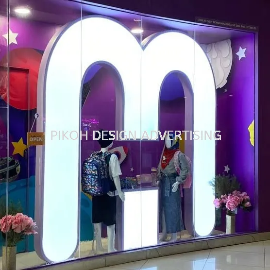 Shopping Mall 3D LED Frontlit Backlit Signboard Malaysia | Indoor Outdoor Advertising Retail Shop Kedai Premis Franchise | Manufacturer Supplier Installer | Near Me Kedah Perlis Penang Malaysia