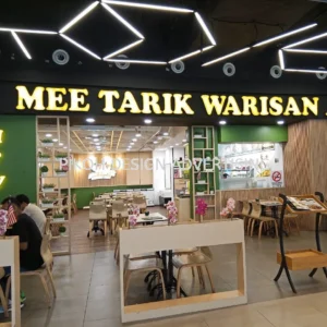 Shopping Mall 3D LED Frontlit Backlit Signboard Malaysia | Indoor Outdoor Advertising Retail Shop Kedai Premis Franchise | Manufacturer Supplier Installer | Near Me Kedah Perlis Penang Malaysia