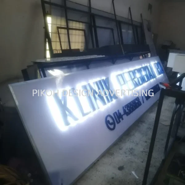 3D Backlit Box Up Signboard Perlis Kedah Penang | Pikoh Design