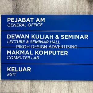 Sign Panel Directory Signboard | university Outdoor Warehouse Factory Office Pejabat Kilang Sekolah | Manufacturer Supplier Installer | Near Me Kedah Perlis Penang Malaysia