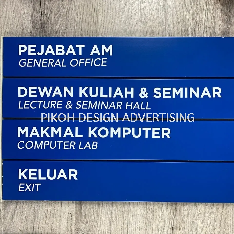 Sign Panel Directory Signboard | university Outdoor Warehouse Factory Office Pejabat Kilang Sekolah | Manufacturer Supplier Installer | Near Me Kedah Perlis Penang Malaysia