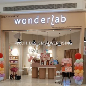 Shopping Mall 3D LED Frontlit Backlit Signboard Malaysia | Indoor Outdoor Advertising Retail Shop Kedai Premis Franchise | Manufacturer Supplier Installer | Near Me Kedah Perlis Penang Malaysia