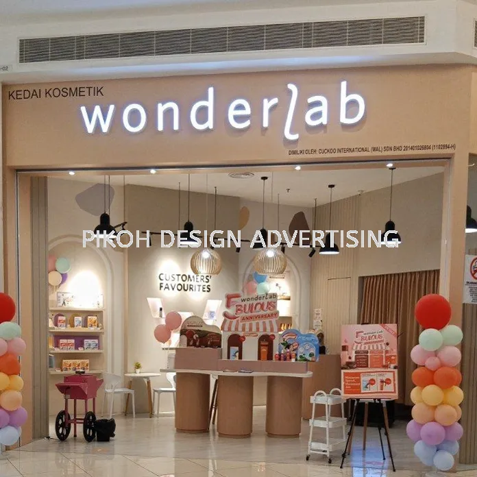 Shopping Mall 3D LED Frontlit Backlit Signboard Malaysia | Indoor Outdoor Advertising Retail Shop Kedai Premis Franchise | Manufacturer Supplier Installer | Near Me Kedah Perlis Penang Malaysia