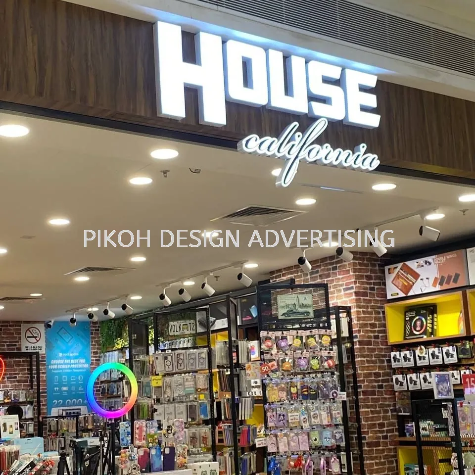 Shopping Mall 3D LED Frontlit Backlit Signboard Malaysia | Indoor Outdoor Advertising Retail Shop Kedai Premis Franchise | Manufacturer Supplier Installer | Near Me Kedah Perlis Penang Malaysia