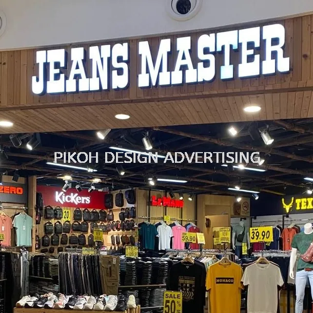 Shopping Mall 3D LED Frontlit Backlit Signboard Malaysia | Indoor Outdoor Advertising Retail Shop Kedai Premis Franchise | Manufacturer Supplier Installer | Near Me Kedah Perlis Penang Malaysia