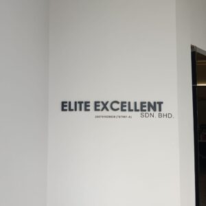 elite excellent sdn bhd pvc foam lettering 10mm spray in black at abc 3rd floor