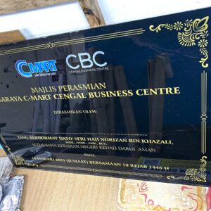 Indoor Outdoor Wall Mounted Acrylic Signage | Papan Tanda Plastik Clear | Manufacturer Supplier Installer | Kedah Perlis Penang