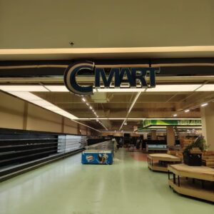 kangarjaya mall cmart logo with frontlit effect and stainless steel cover logo without lighting