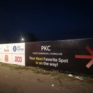Hoarding Board Banner | Project Construction Building Taman Factory Renovation Supermarket Hypermarket Shopping Mall Retail Branches | Supply Printing Design Install | Near Me Kedah Perlis Penang Malaysia