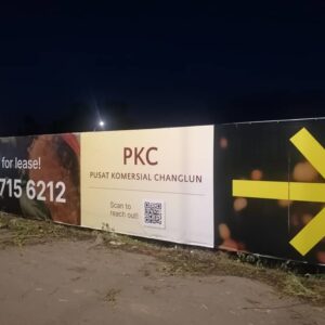 Hoarding Board Banner | Project Construction Building Taman Factory Renovation Supermarket Hypermarket Shopping Mall Retail Branches | Supply Printing Design Install | Near Me Kedah Perlis Penang Malaysia