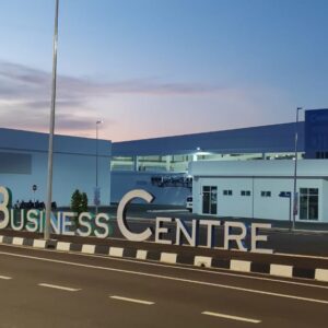 Cengal business centre road side eg plate letter at sungai petani kedah night view