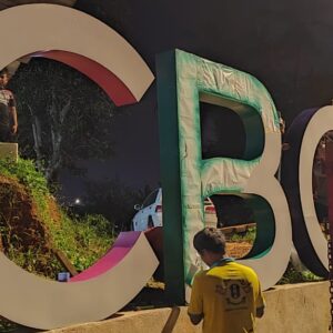 CBC eg letter 3d box installed at second entrance in cengal business centre sungai petani kedah night work